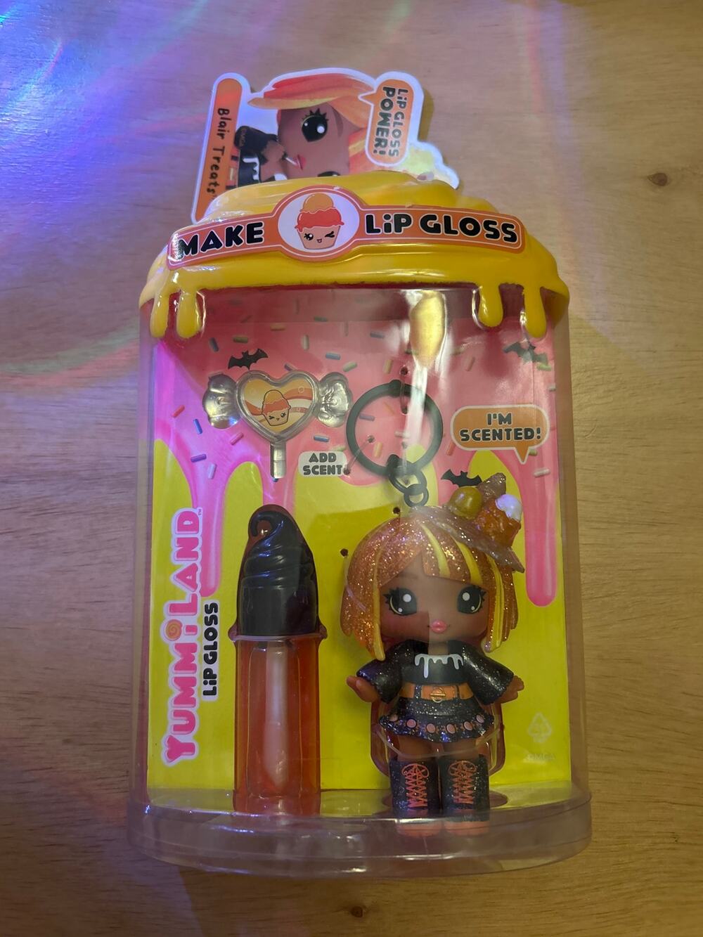 New Girl's Yummi Land Halloween 🦇Make Lip Gloss & Keychain/Charm Accessory